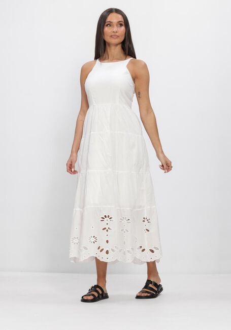 Witte Y.A.S. Jurken YASLINE STRAP LONG DRESS - large