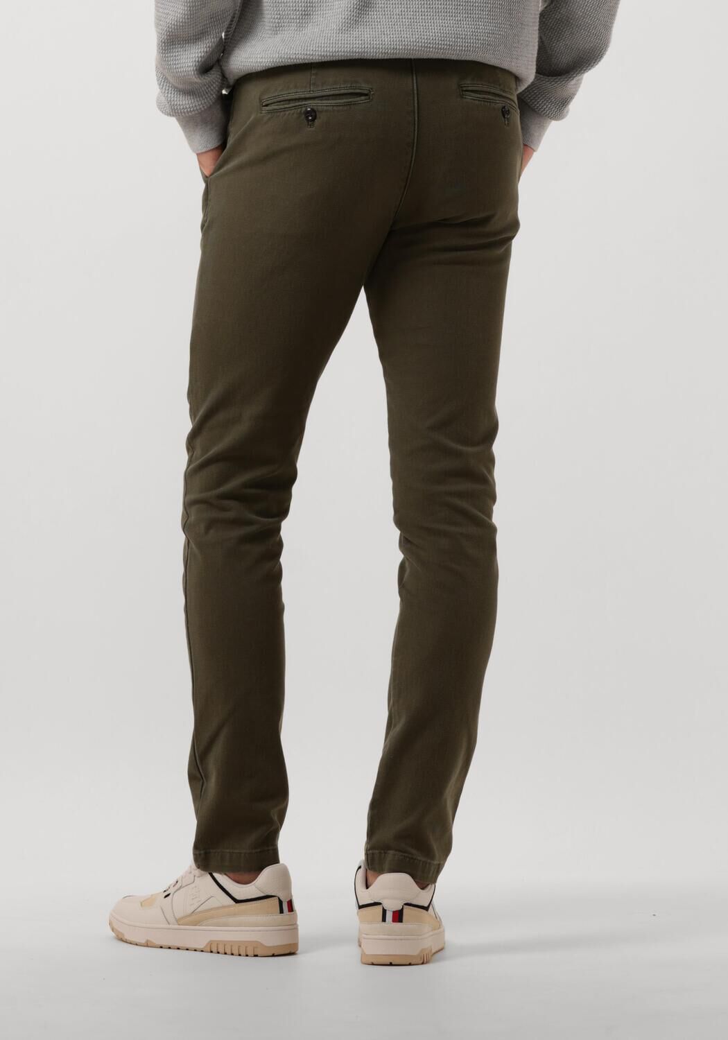 TOMMY HILFIGER Heren Broeken Chino Bleecker Structure Gmd Khaki