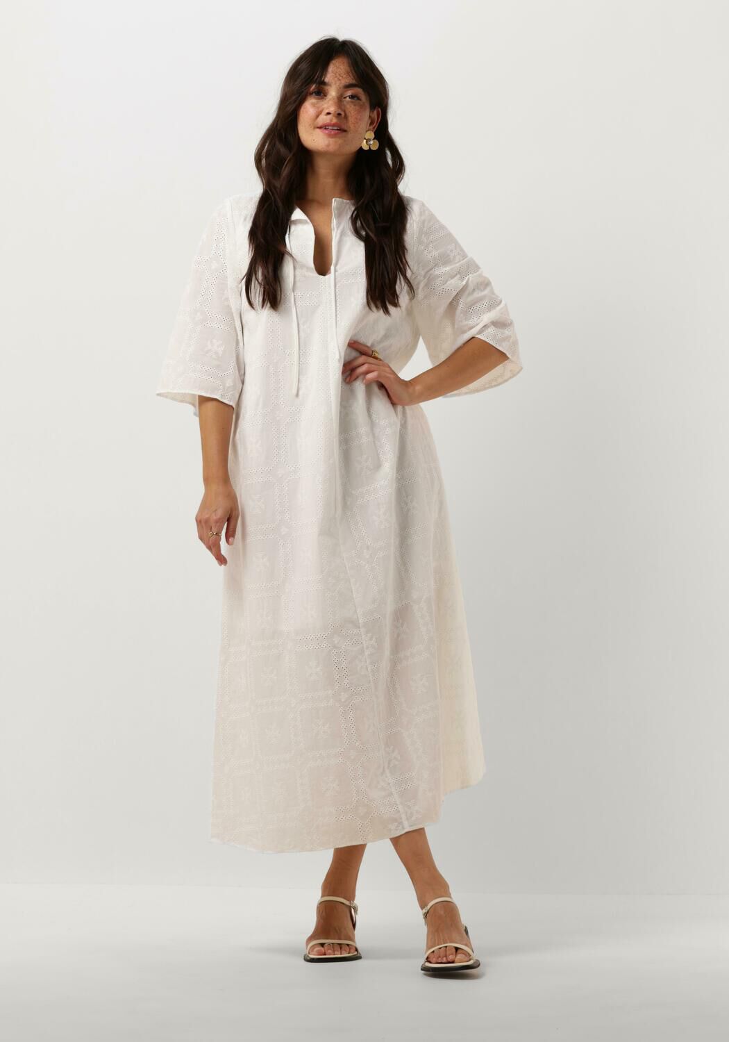 witte modstrom midi jurk hollynmd dress