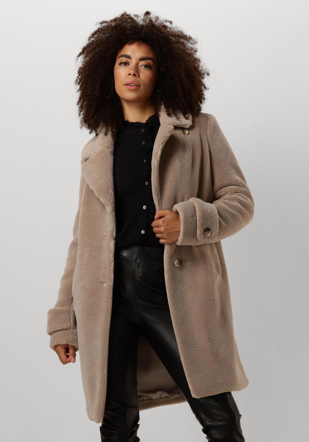 Beaumont Zand Teddyjas Geneva Beige Dames
