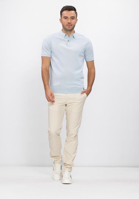 Lichtblauwe GENTI Polo POLO 2 BUTTON SS 1260 - large