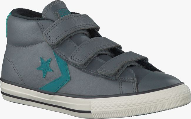 Grijze CONVERSE Sneakers STAR PLAYER MID 3V KIDS  - large