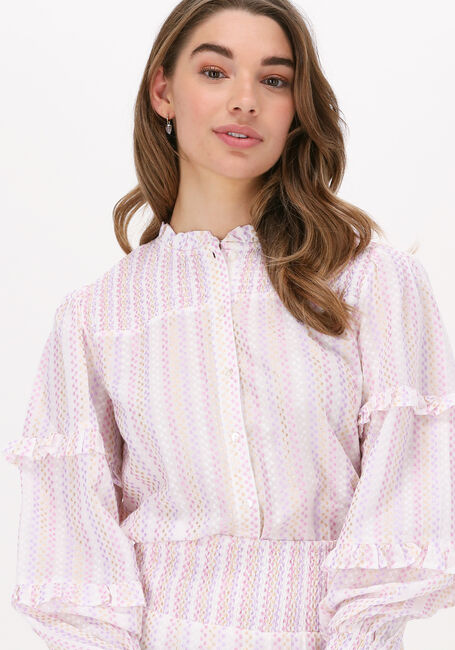 Witte Y.A.S. Blouses YASPRISMA LS SHIRT - large