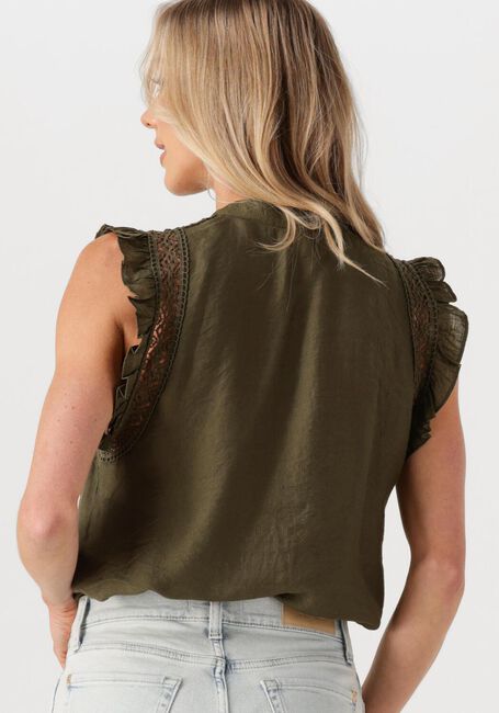 Olijf CO'COUTURE Top CARYNCC FRILL TOP - large