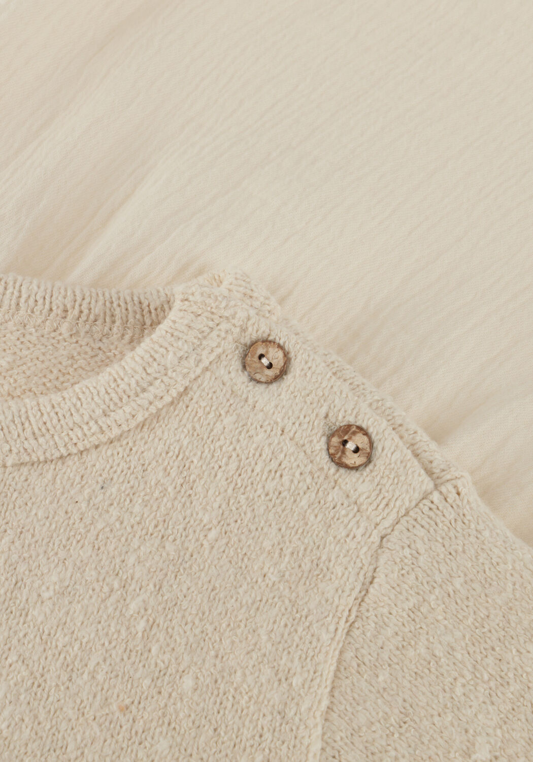 Ecru PLAY UP Jurken MIXED DRESS - large