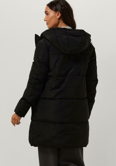 Zwarte NOTRE-V Gewatteerde jas PUFFER COAT MIDI - large