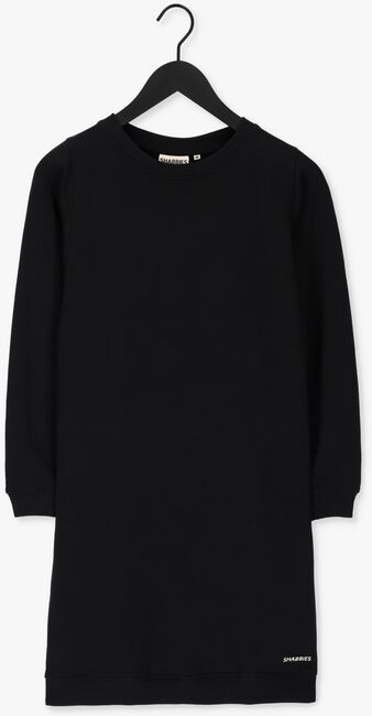 Zwarte SHABBIES Mini jurk SHC0001 SWEAT DRESS - large