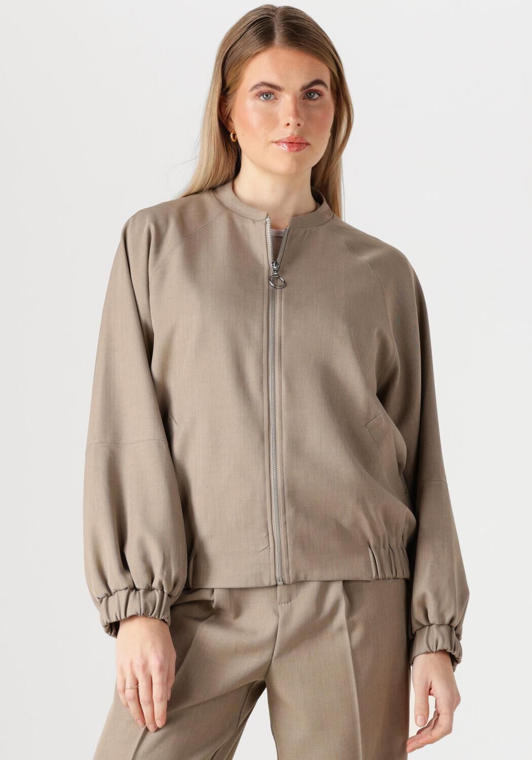 WITHBLACK Dames Jassen Wblvanilla Bomber Jacket Zand