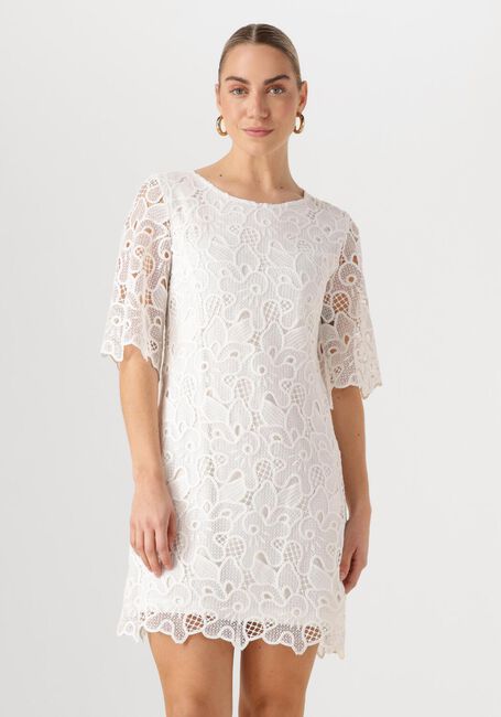 Witte ANA ALCAZAR Midi jurk DRESS SLEEVES 041092-3634 - large