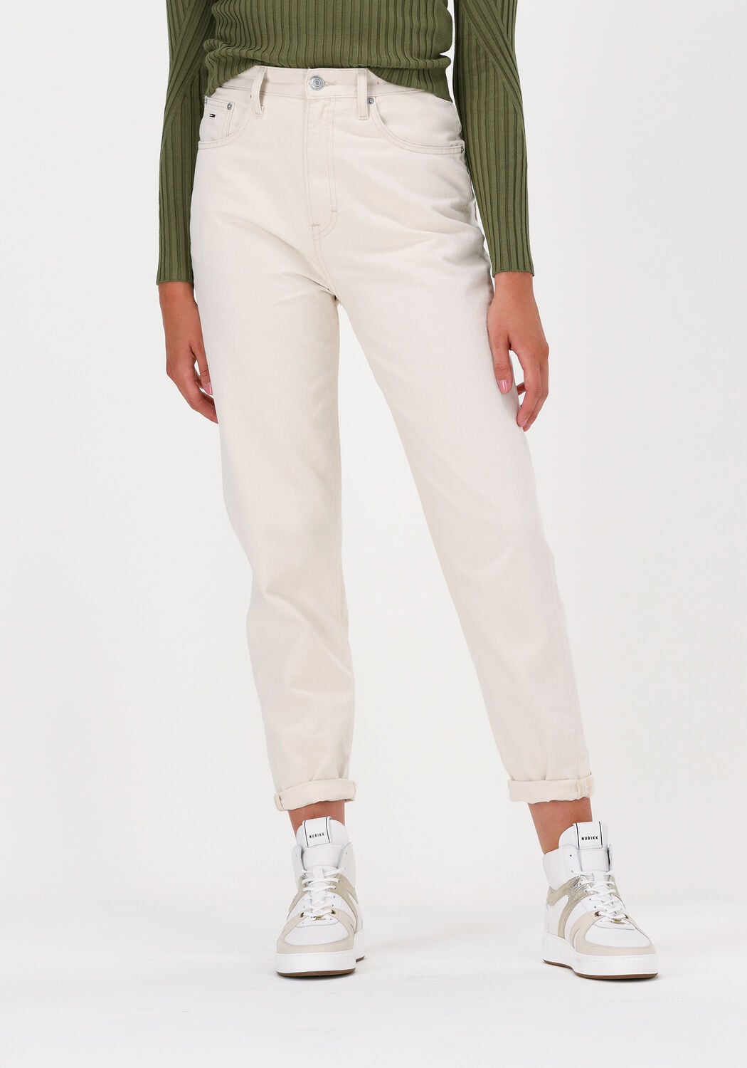 ONLY Onlveneda Life Mom Jeans Dames Beige gevonden by ShwayBox
