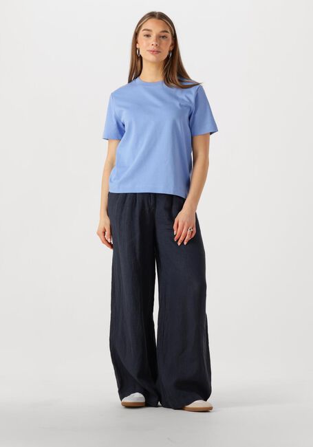 Lichtblauwe SELECTED FEMME T-shirt SLFESSENTIAL SS BOXY TEE - large