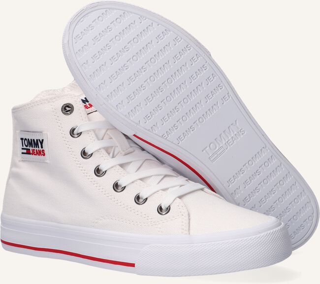 Witte TOMMY HILFIGER Hoge sneakers TOMMY JEANS MIDCUT VULC Witte TOMMY HILFIGER Hoge sneakers TOMMY JEANS MIDCUT VULC - large