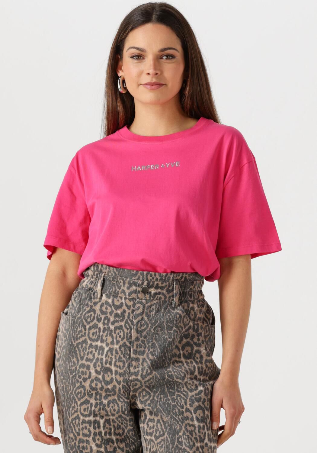 HARPER & YVE Dames Tops & T-shirts Rhinestone-ss Roze