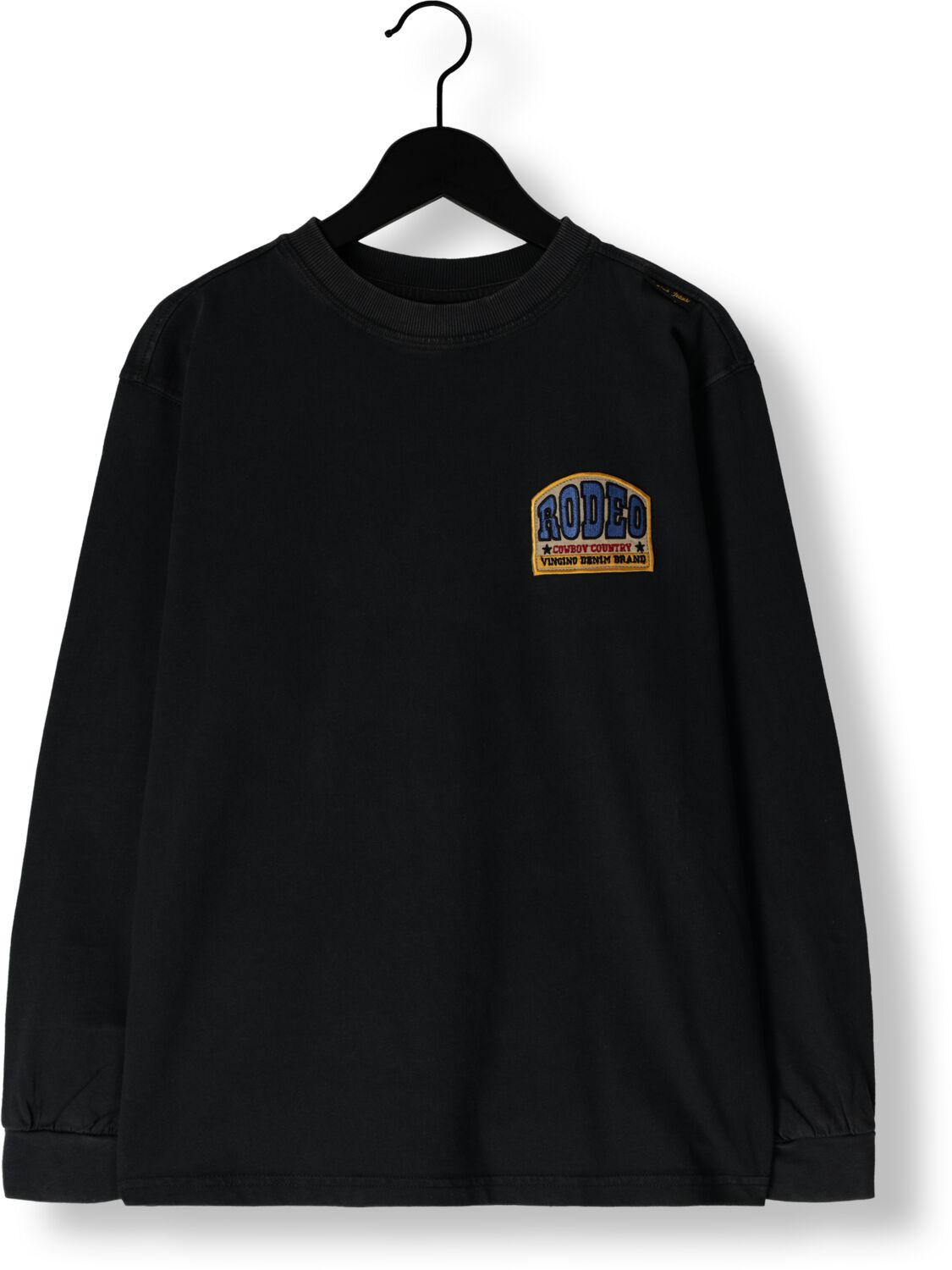 VINGINO Jongens Polo's & T-shirts Jackson Zwart