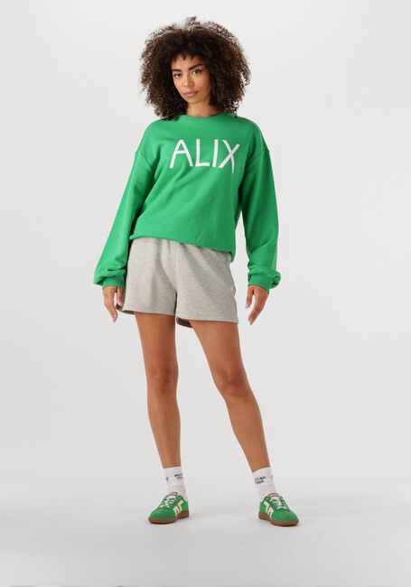 Groene ALIX THE LABEL Trui LADIES KNITTED CLEAN LOGO SWEATER - large