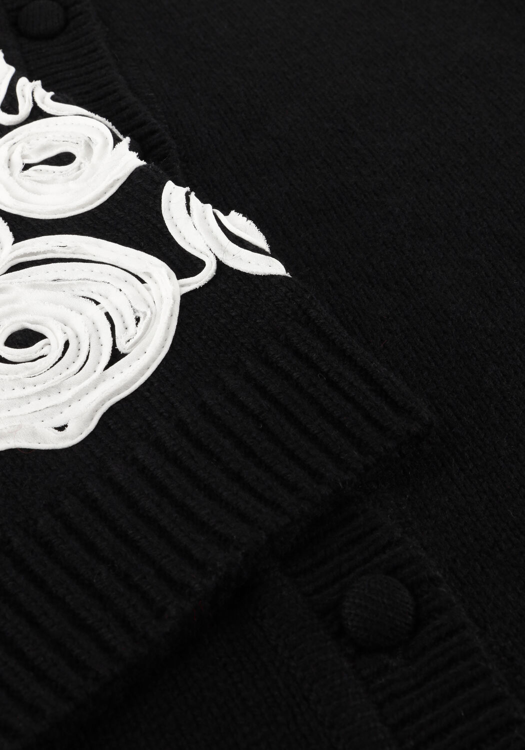 Zwarte OBJECT Vest OBJJANE 2/4 RE KNIT CARDIGAN - large