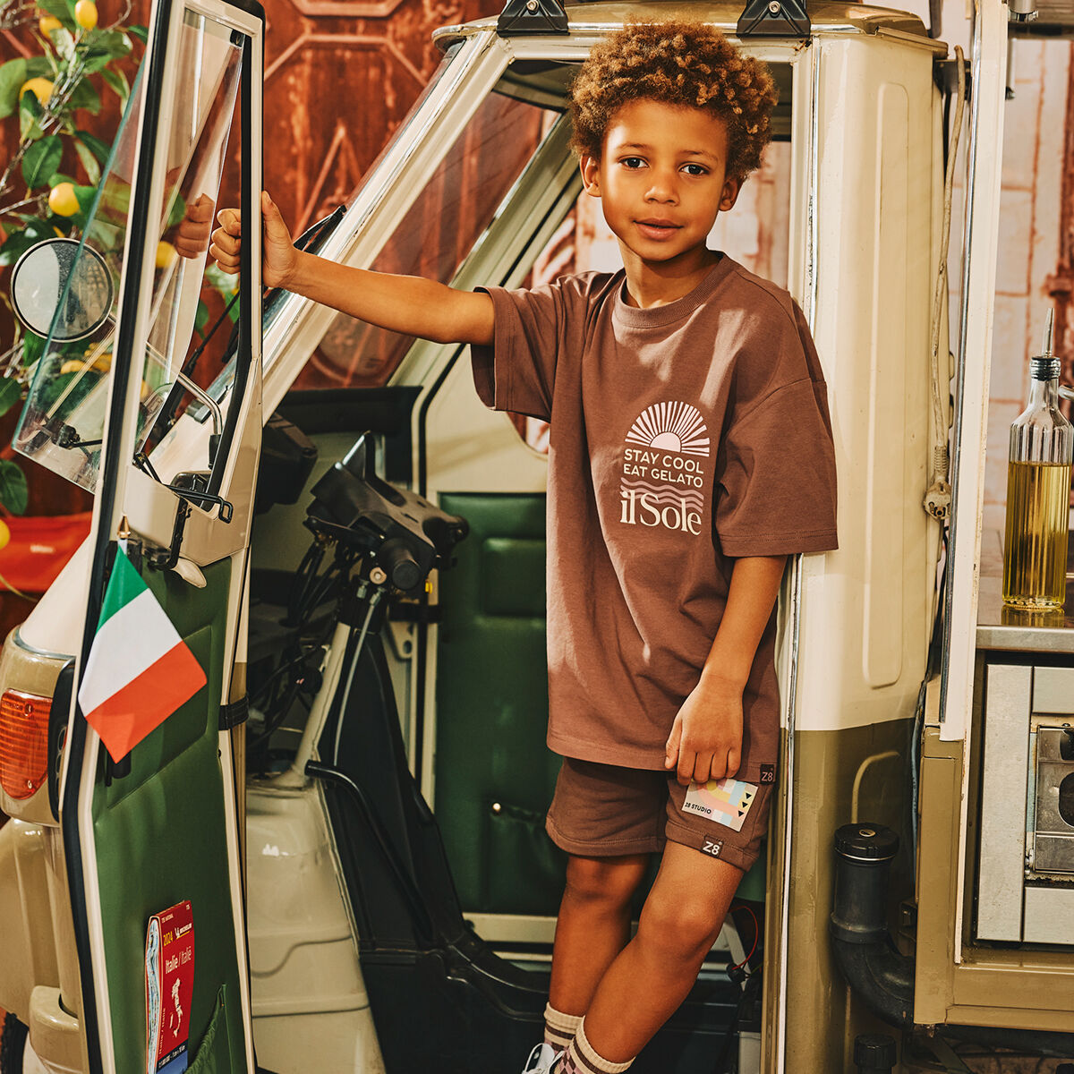 Bruine Z8 T-shirt DARIO - large