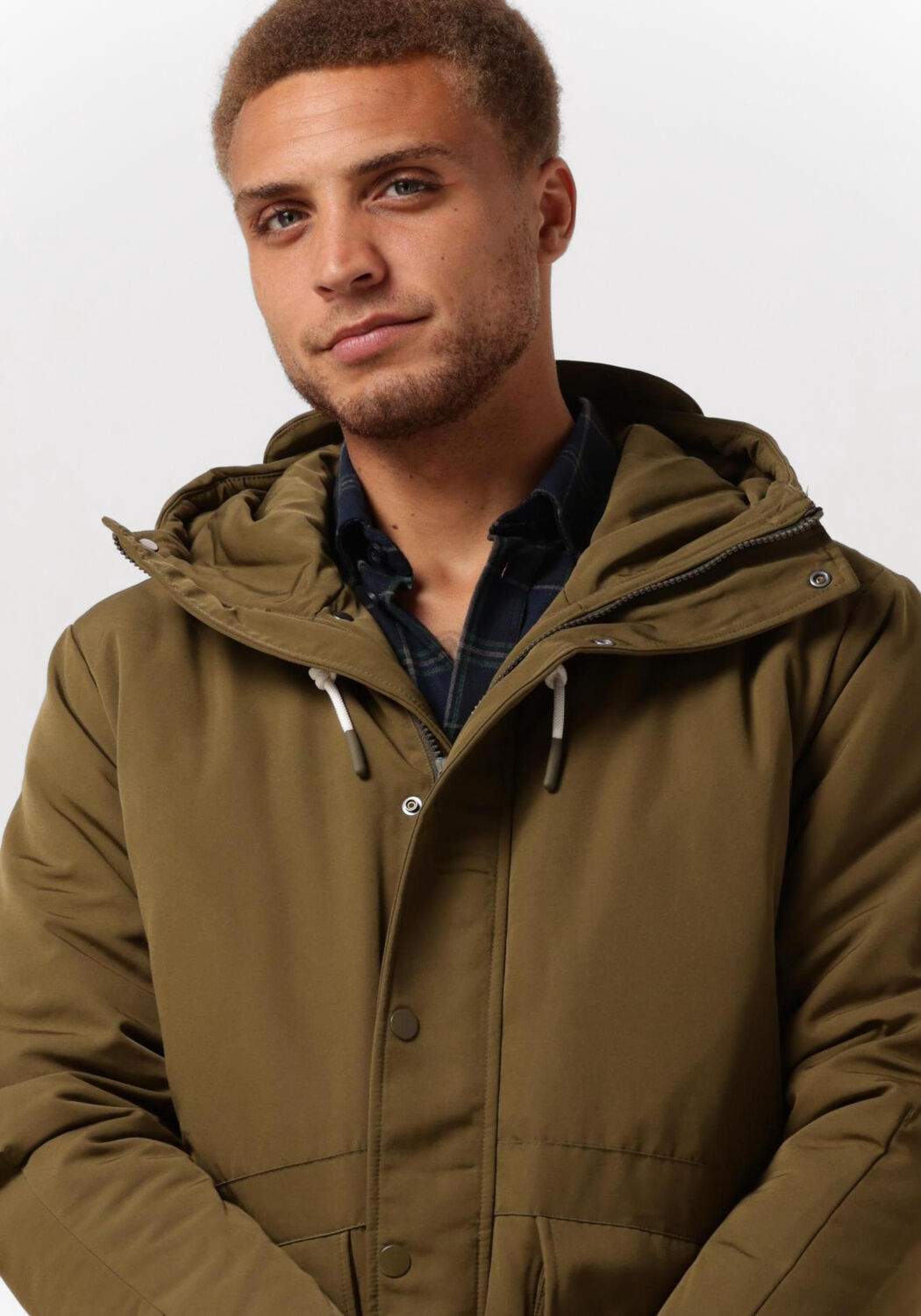 Olijf SELECTED HOMME SLHRODNEY PARKA W Omoda