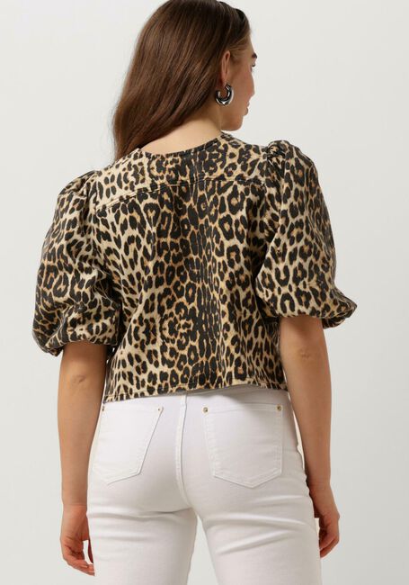 Beige CO'COUTURE Top LEOCC BOW BLOUSE - large