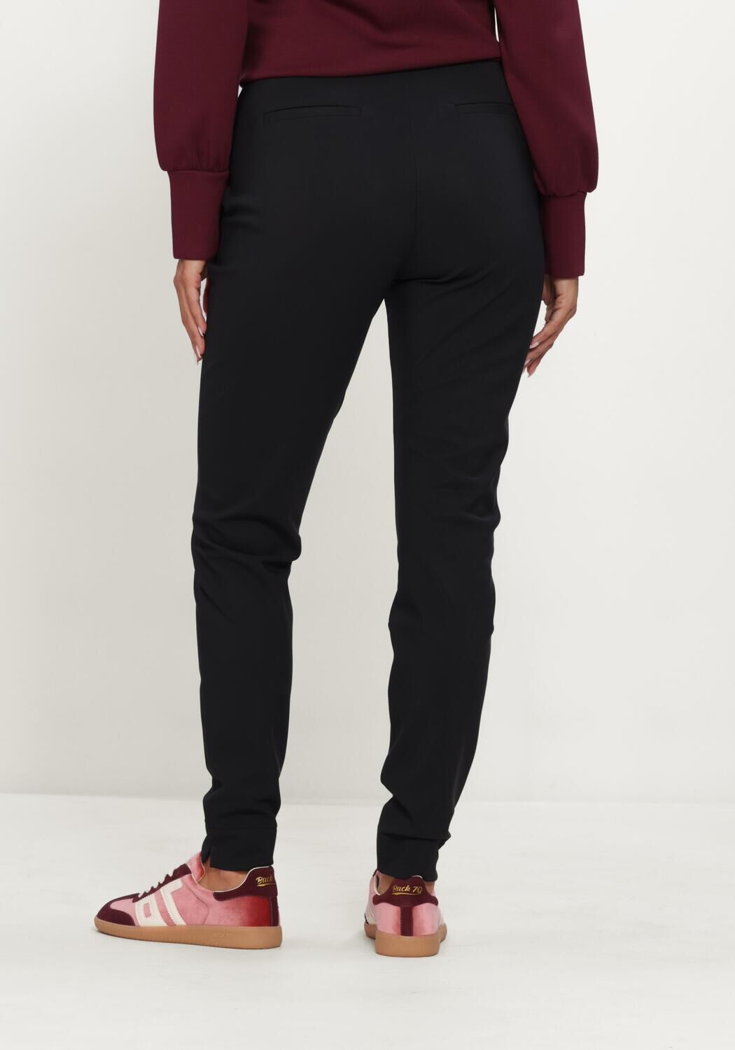 Zwarte STUDIO ANNELOES Pantalon Downstairs winter bonded trousers - large