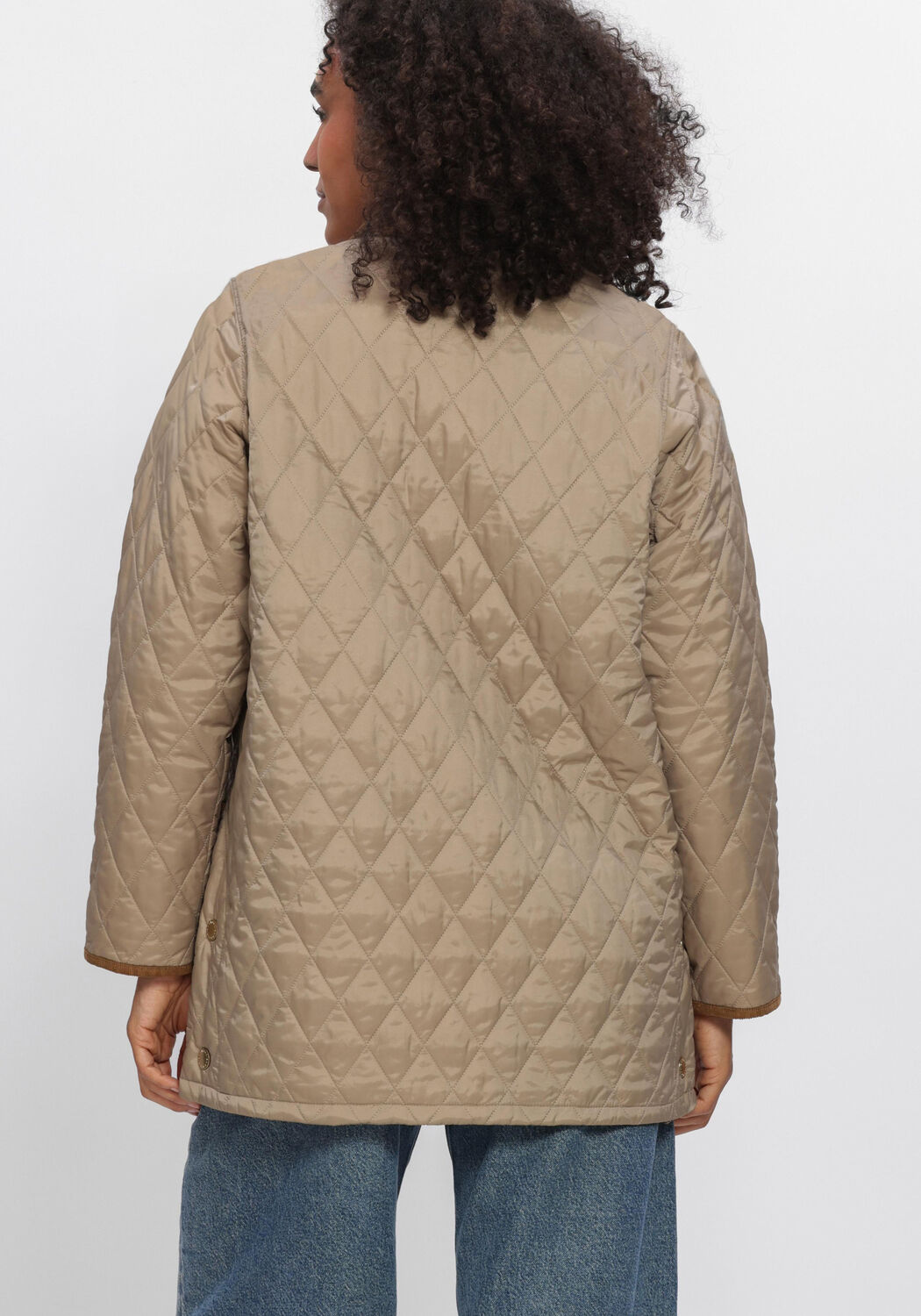 Beige BARBOUR Gewatteerde jas ICONS MODERN LIDDESDALE QUILTED JACKET - large