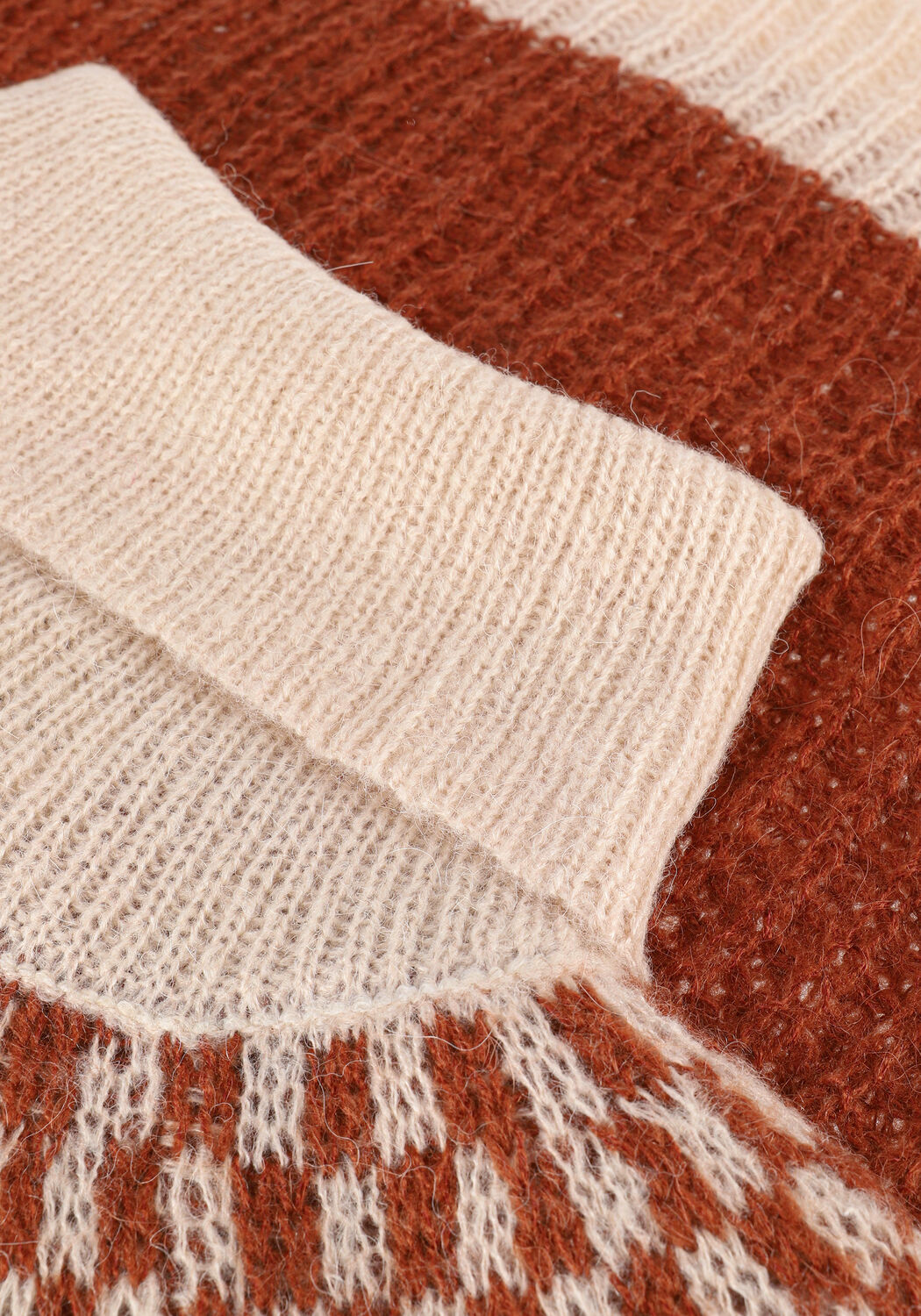 Bruine LOLLYS LAUNDRY Coltrui KAI TURTLENECK JUMPER - large