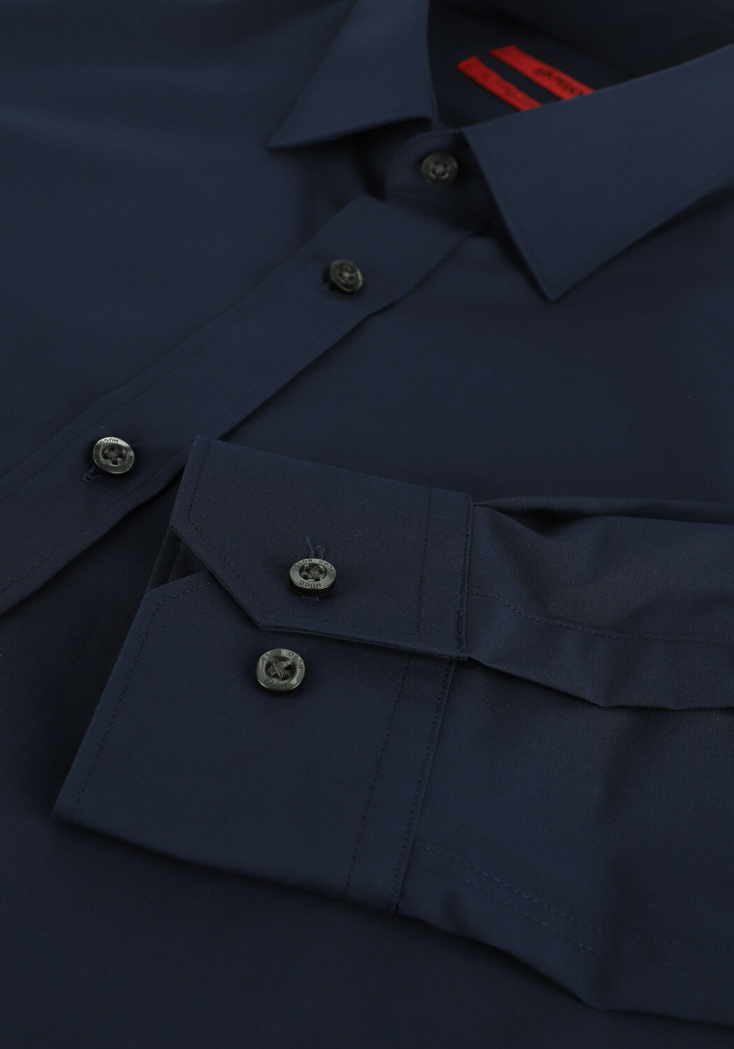 Donkerblauwe HUGO Klassiek overhemd ELISHA02 10224742 01 - large