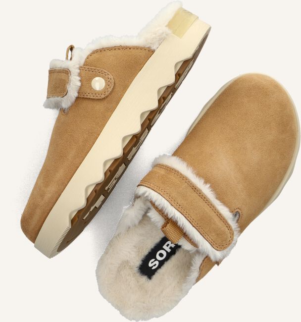 Camel SOREL Instappers VIIBE CLOG SUEDEC COZY Camel SOREL Instappers VIIBE CLOG SUEDEC COZY - large