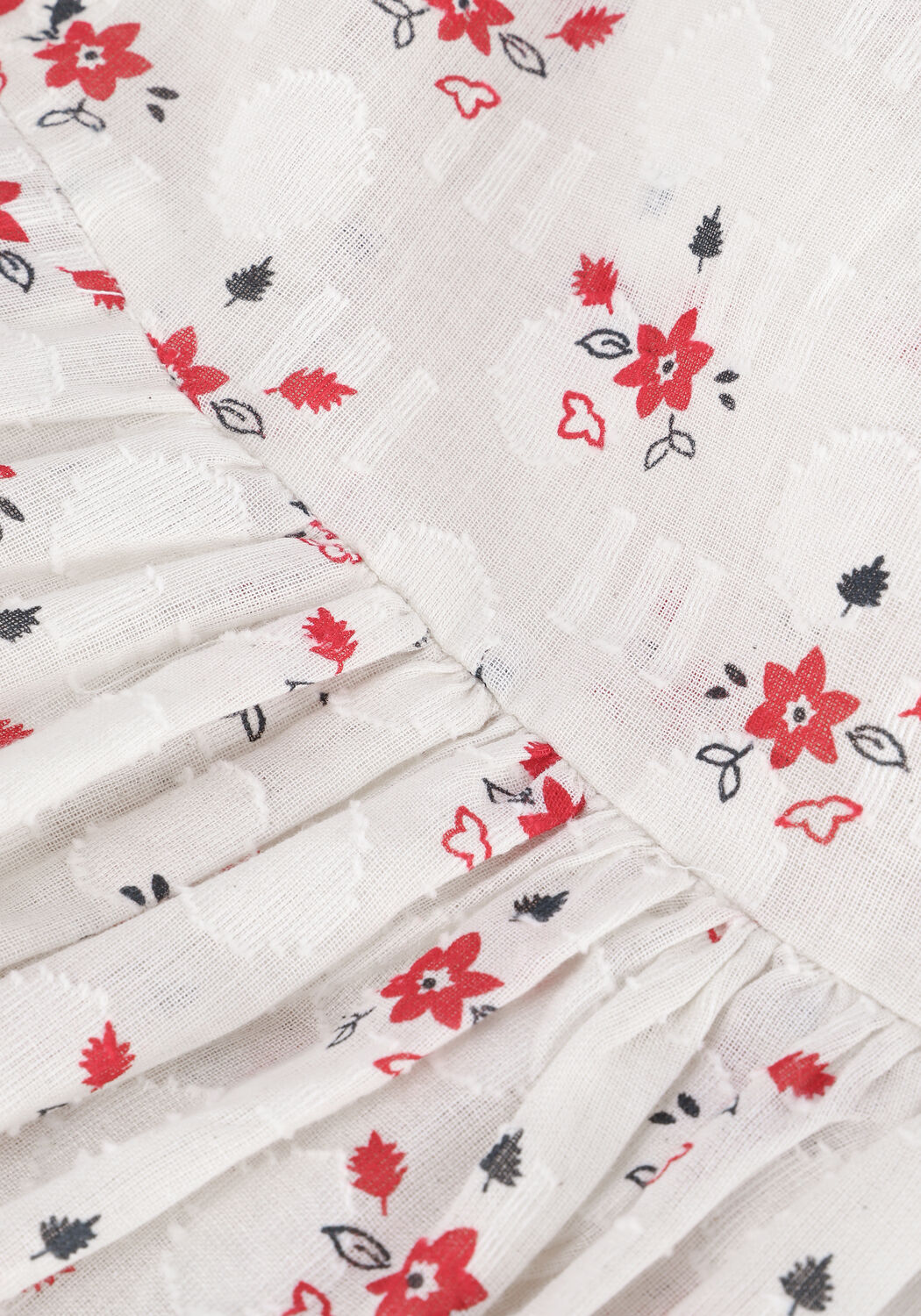 Gebroken wit LOLLYS LAUNDRY Mini jurk GEORGIA - large