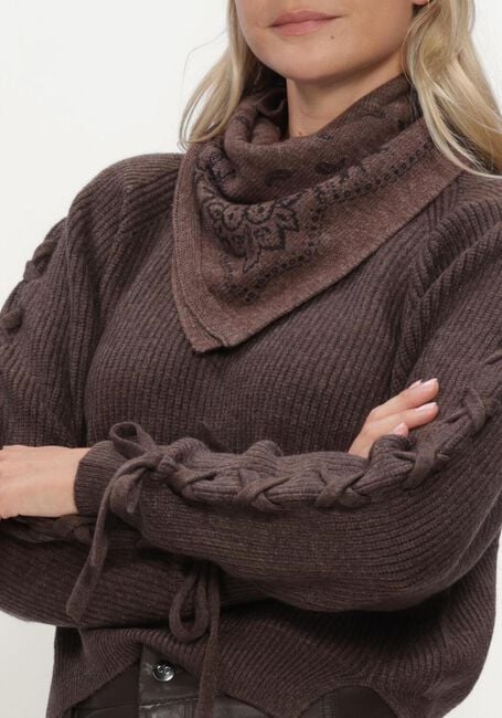Bruine HAUTE L'AMITI&Eacute; Truien/vesten DUKE TIE KNIT - large