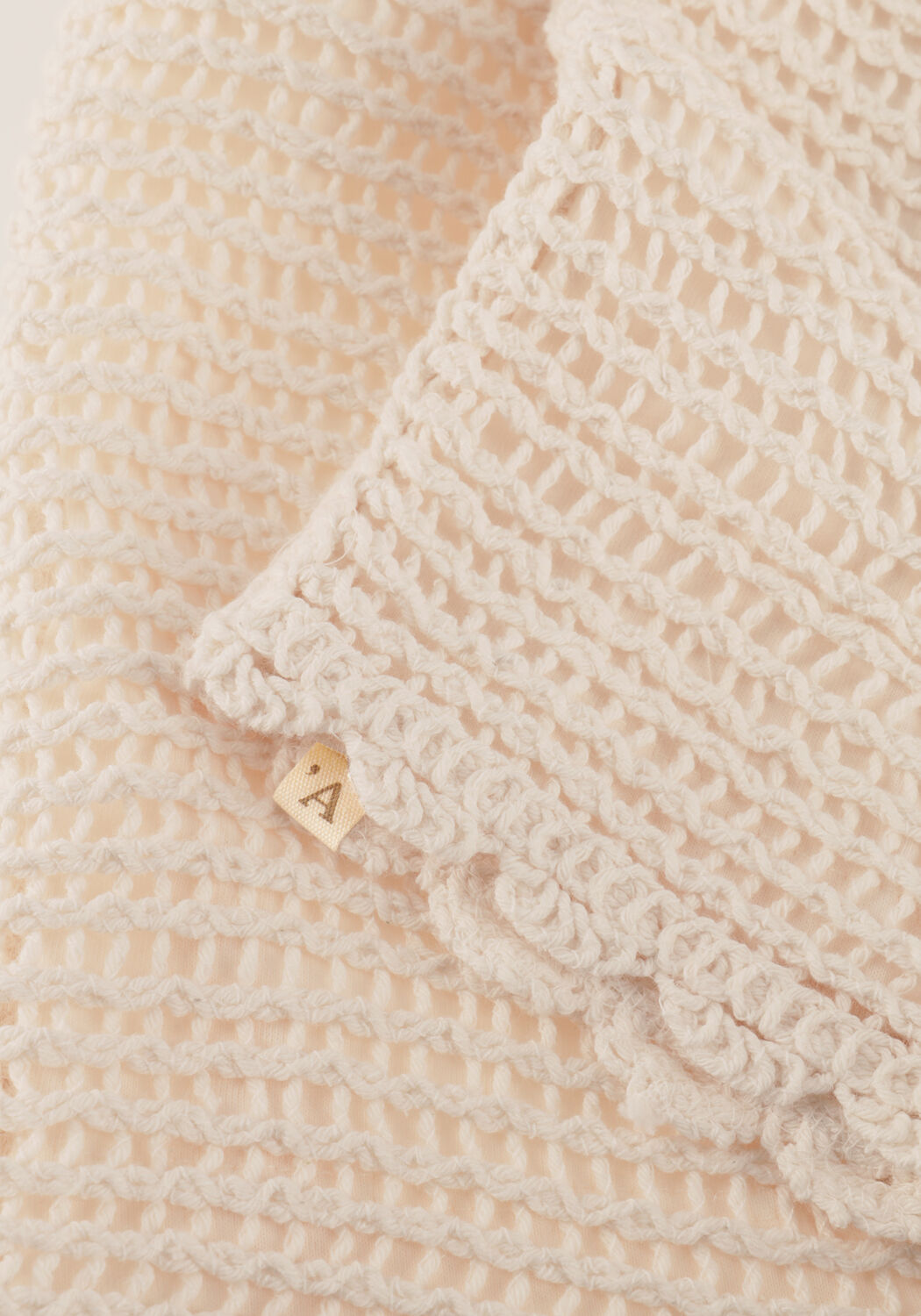 Creme LIL' ATELIER Korte broek NMFFLORA KNIT SHORTS LIL - large