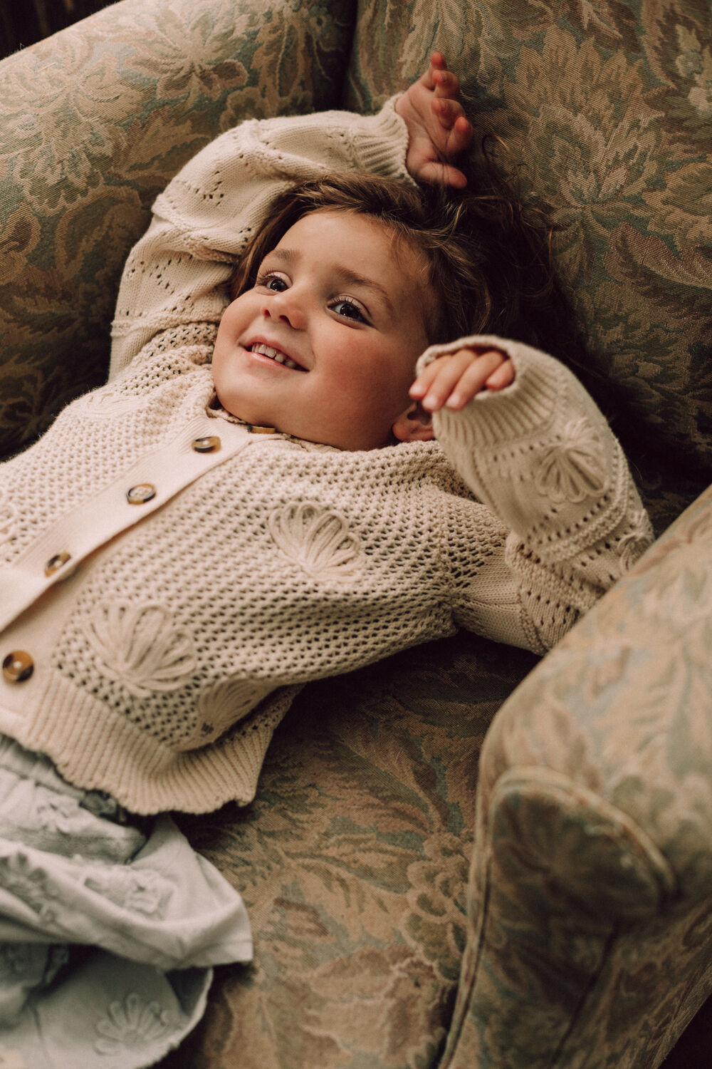 Gebroken wit BAJE STUDIO Vest MOON - large