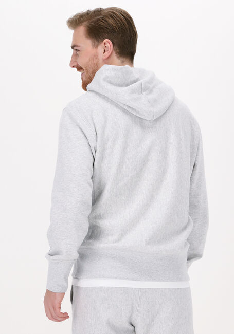 Grijze CHAMPION Sweater HOODED SWEATSHIRT MEN - large