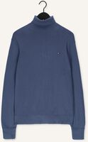 Blauwe TOMMY HILFIGER Coltrui PIMA COTTON CASHMERE ROLL NECK Blauwe TOMMY HILFIGER Coltrui PIMA COTTON CASHMERE ROLL NECK - medium