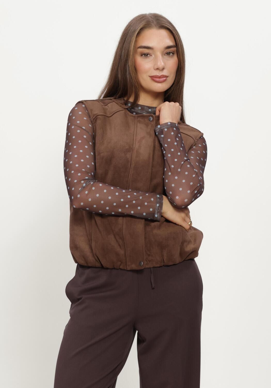 OBJECT Dames Blazers Objdenna S l Waistcoat Bruin