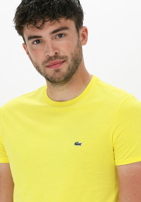 Gele LACOSTE T-shirt 1HT1 MENS TEE-SHIRT 12 - large