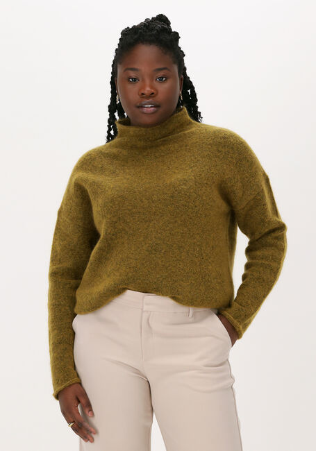 Groene SECOND FEMALE Trui BROOK KNIT T NECK - large