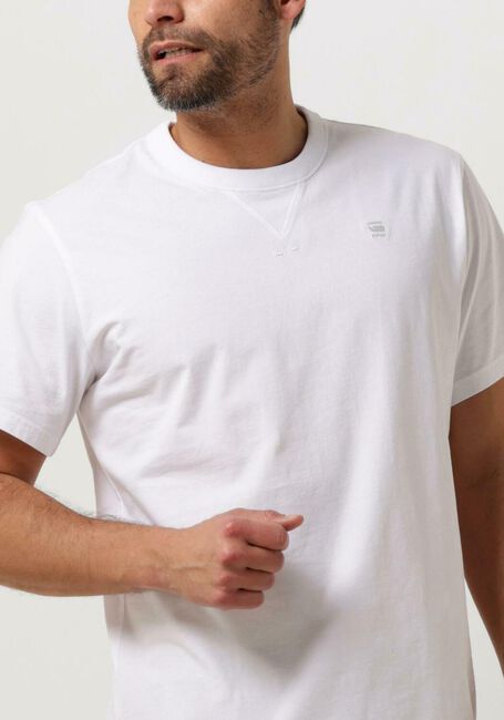 Witte G-STAR RAW T-shirt NIFOUS R T - large