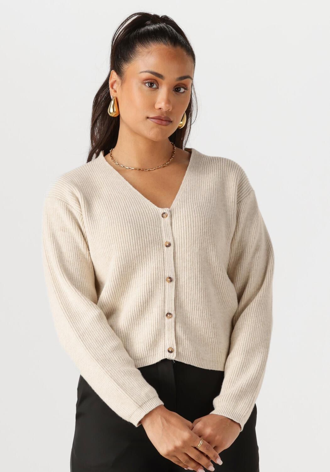 MSCH COPENHAGEN Dames Truien & Vesten Mschklaka Cardigan Beige