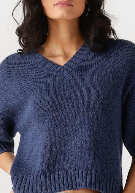 Donkerblauwe MSCH COPENHAGEN Trui MSCHHANNALIE 2 4 V PULLOVER - large