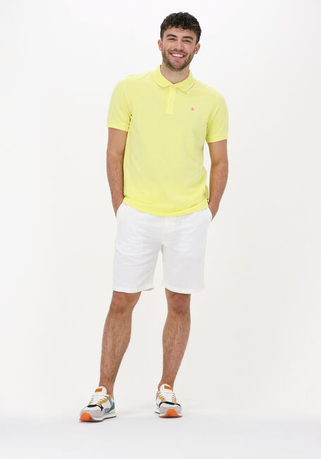 Gebroken wit SCOTCH & SODA Korte broek FAVE LINEN-BLEND BEACH SHORT - large