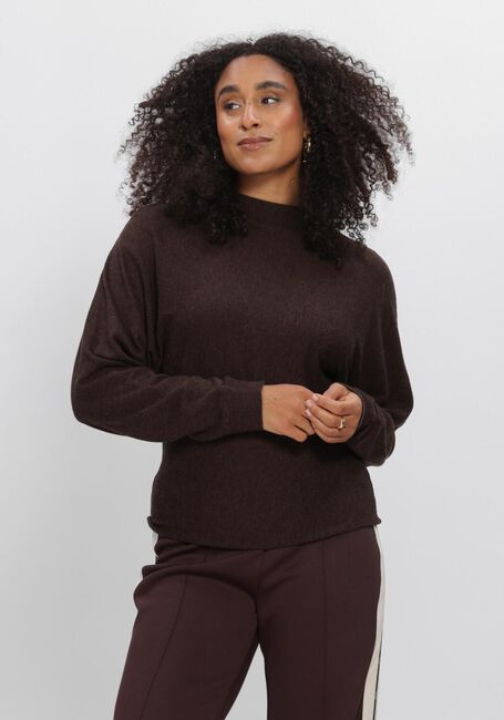 Bruine AIMEE THE LABEL Truien/vesten FUERTAVENTURAW6 KNITTED SWEATER - large