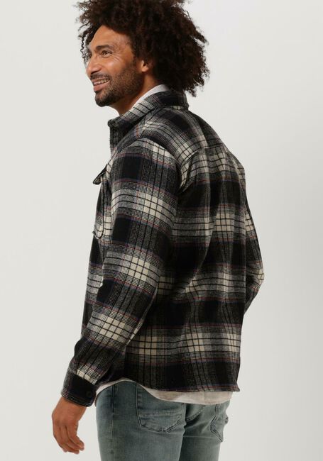 Donkerblauwe SELECTED HOMME Casual overhemd LOOSEPABLO LS CHECK - large