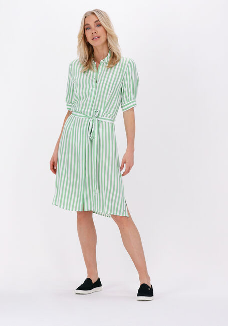 Groene TOMMY HILFIGER Midi jurk VISCOSE KNEE SHIRT DRESSV - large