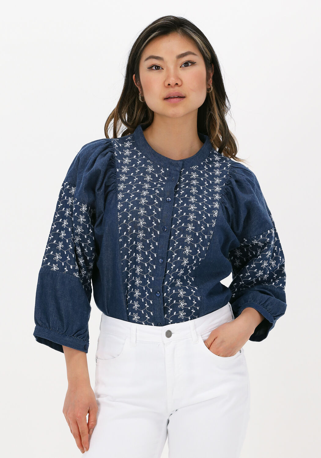 blauwe minus blouse hadlee shirt