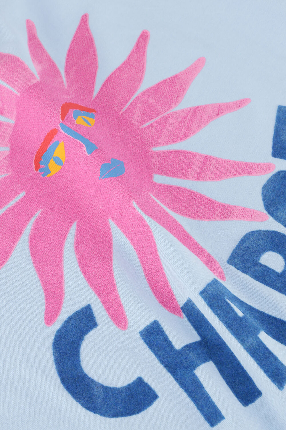 Lichtblauwe FABIENNE CHAPOT T-shirt FAY T-SHIRT - large