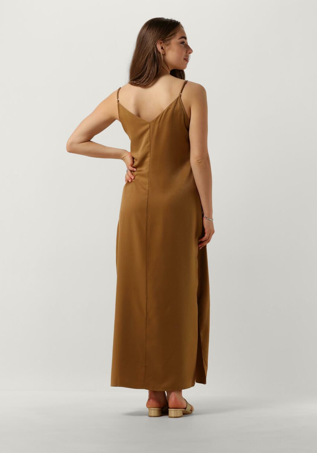 MY ESSENTIAL WARDROBE Dames Jurken Estellemw Strap Long Dress Bruin