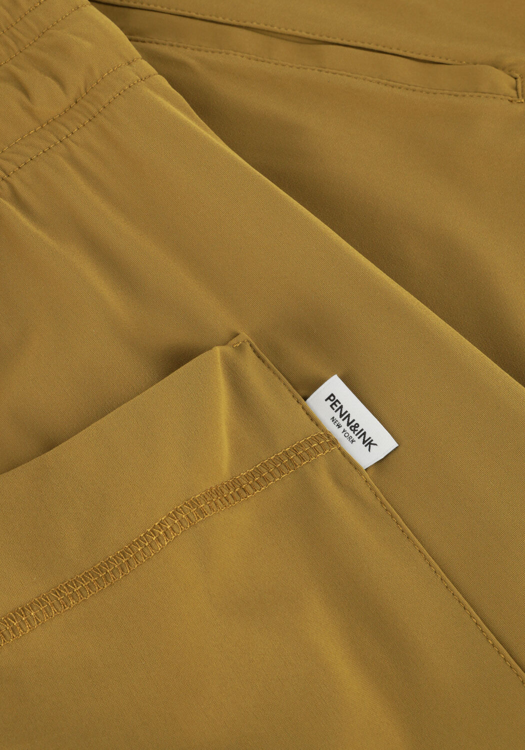 Khaki PENN & INK Korte broek SHORTS - large