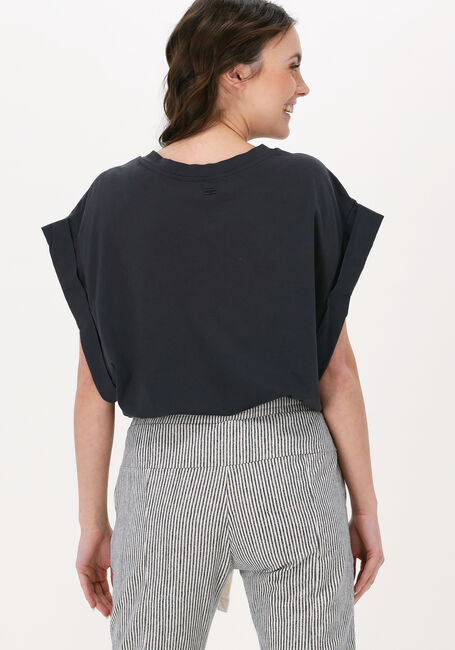 Donkergrijze 10DAYS Top WIDE TEE EYELET - large