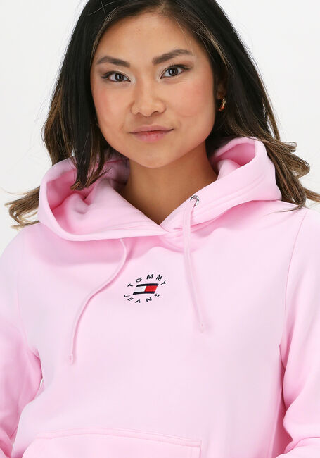 Roze TOMMY JEANS Sweater TJW REG TINY TOMMY 2 HOODIE - large